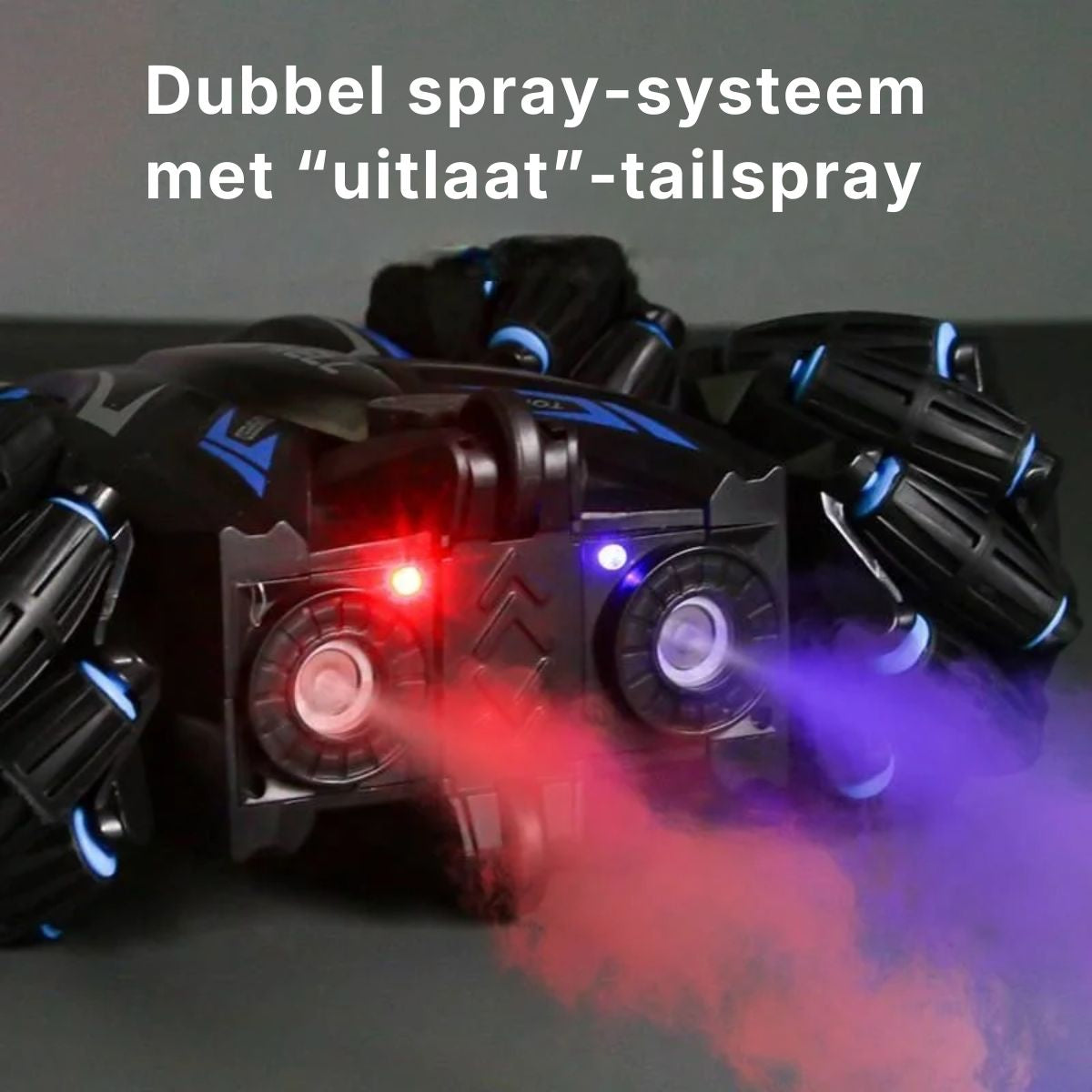 rc stunt auto dubbel spray