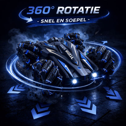 rc stunt auto 360 rotatie