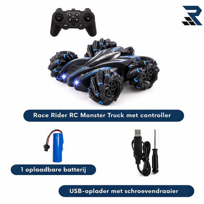 rc stunt auto alles uit de verpakking
