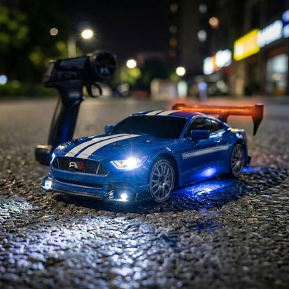 rc drift auto led verlichting in de nacht